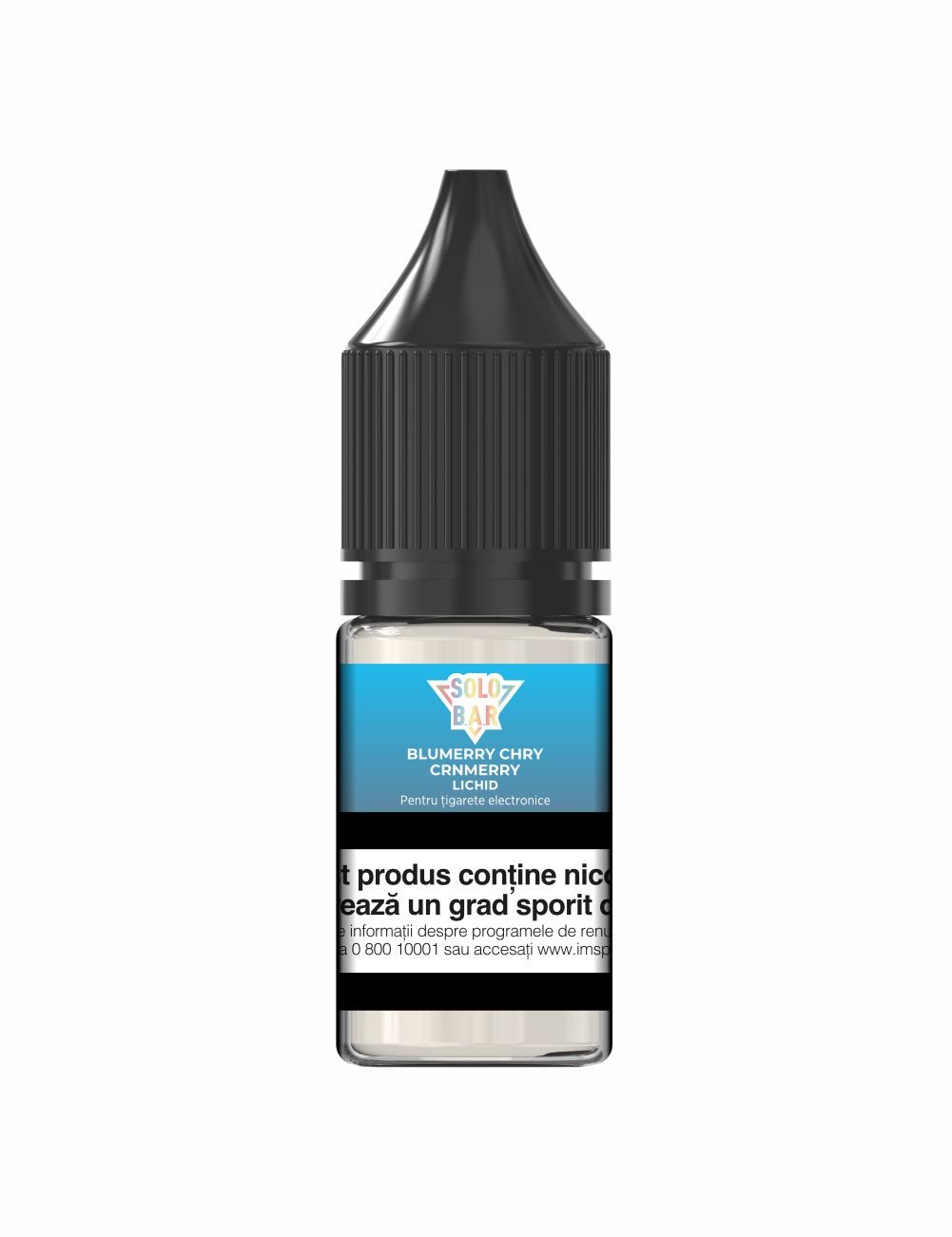 E-Lichid SOLOBAR 10ml Черника Клюква Вишня